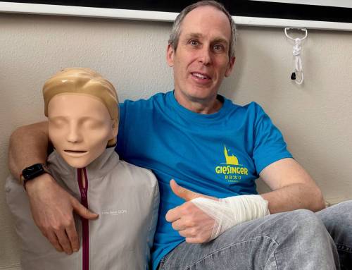 Auffrischung der Erste-Hilfe-Kenntnisse bei den Maltesern in Gröbenzell